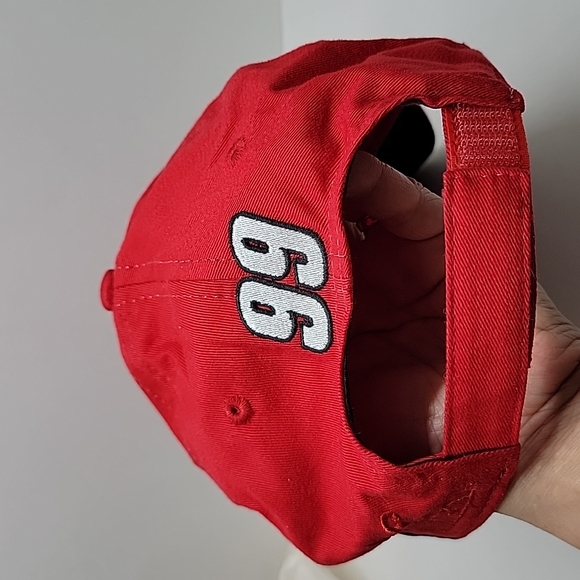 Office Depot Red, Black Carl Edward Roush Fenway Racing Ajustable Baseball Cap - Picture 6 of 11